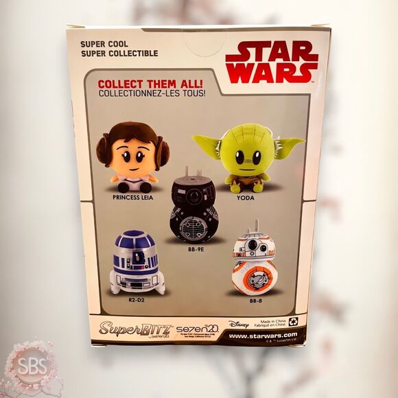 Star Wars SuperBITZ Collectible Toy New in Box Collectible Plush Toy BB9-E - Picture 2 of 7